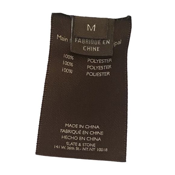 Slate & Stone Men’s Cabo Swimsuit Shorts Med Blue Green Floral 6” Poly Pockets - Picture 11 of 16